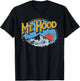 Vintage Mt Hood Oregon Nature & Outdoors Retro Graphic T-Shirt - T-Shirt | Black