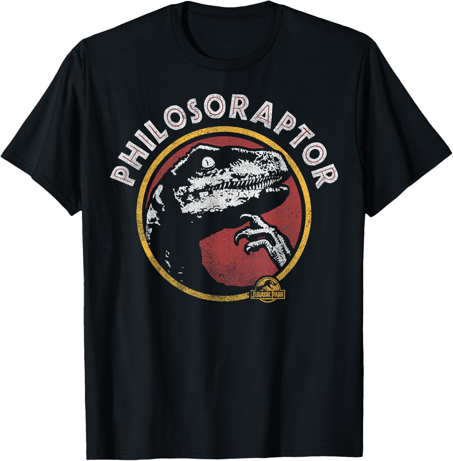 Jurassic Park Humor - Classic Fit, , Short Sleeve, Adult, Black T-Shirt - T-Shirt | Black