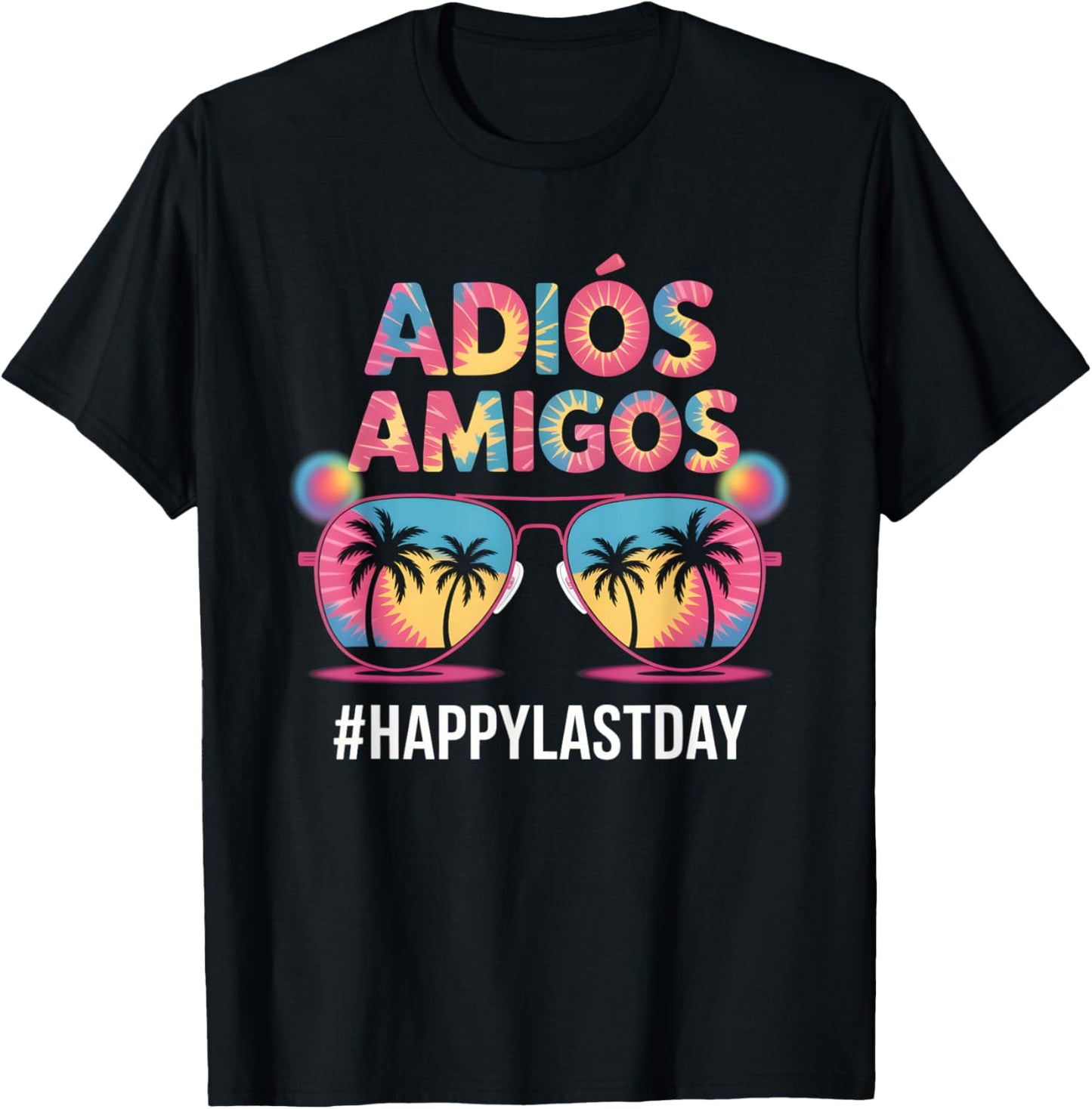 Last Day of School Summer Vibes Celebration Teacher Student T-Shirt - T-Shirt | Black