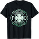 Ireland Fire Department Irish Firefighter T Shirt T-Shirt - T-Shirt | Black