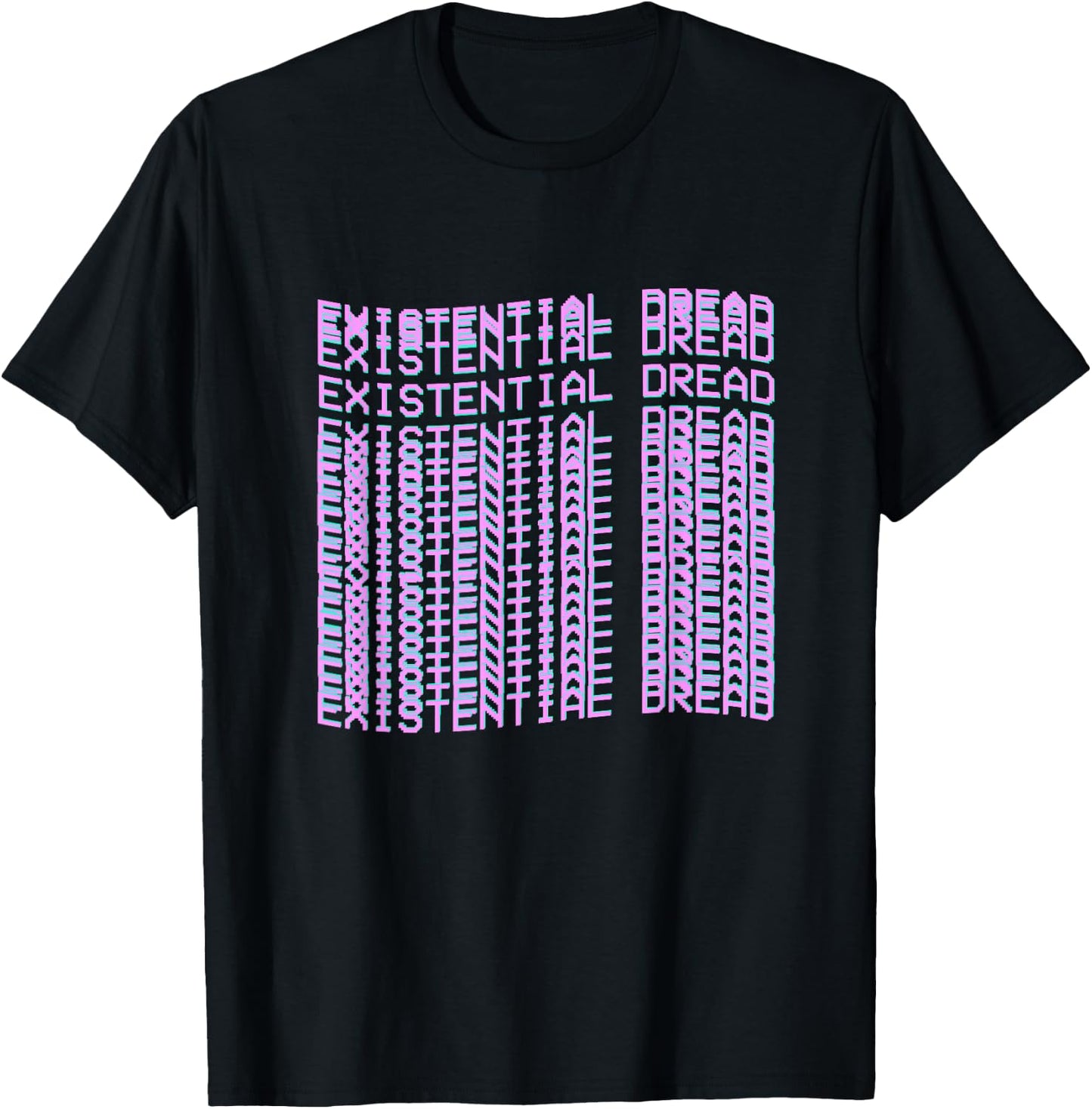 Existential Dread - Vaporwave Streetwear Shirt T-Shirt - T-Shirt | Black