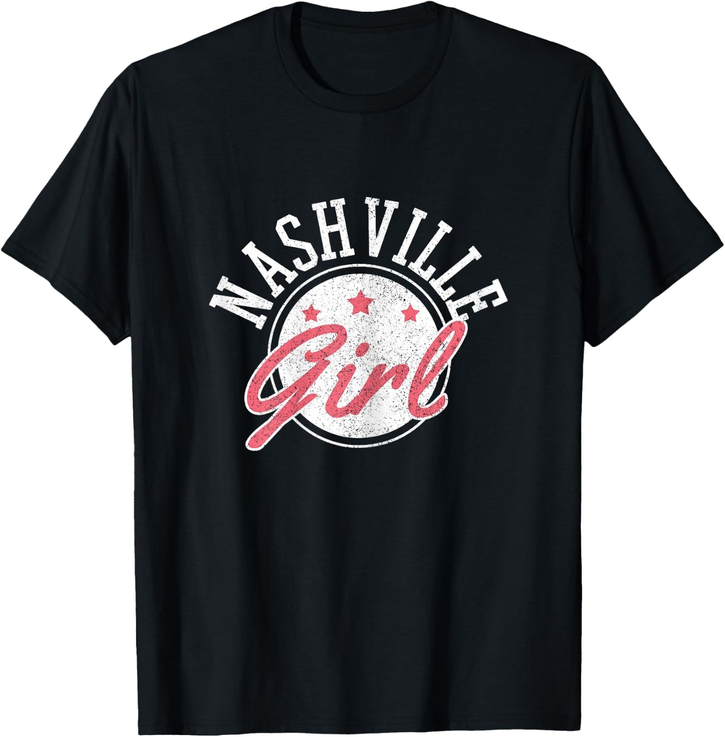 Nashville Girl - Tennessee Country Music City Gift T-Shirt - T-Shirt | Black