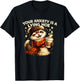 Your Anxiety is A Lying Hoe Funny Cat T-Shirt - T-Shirt | Black