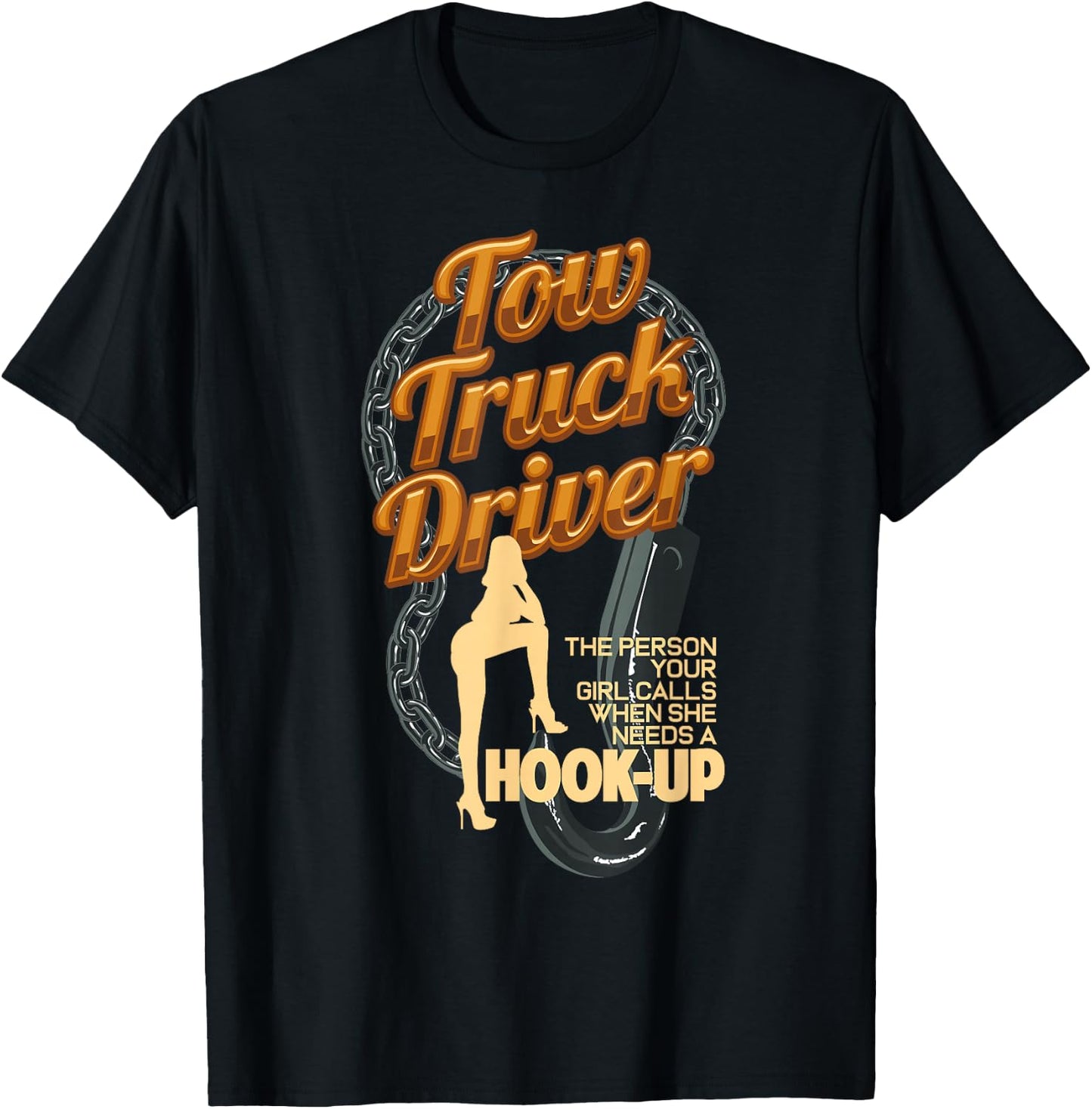 Funny Tow Truck Driver Trucking Operator Trucker Operator T-Shirt - T-Shirt | Black