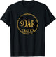 Soar on Wings Like Eagles Isaiah 40:31 Men's Christian T-Shirt - T-Shirt | Black