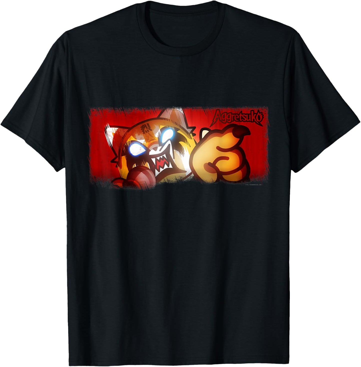 Aggretsuko Ultimate Rage Shirt T-Shirt - T-Shirt | Black