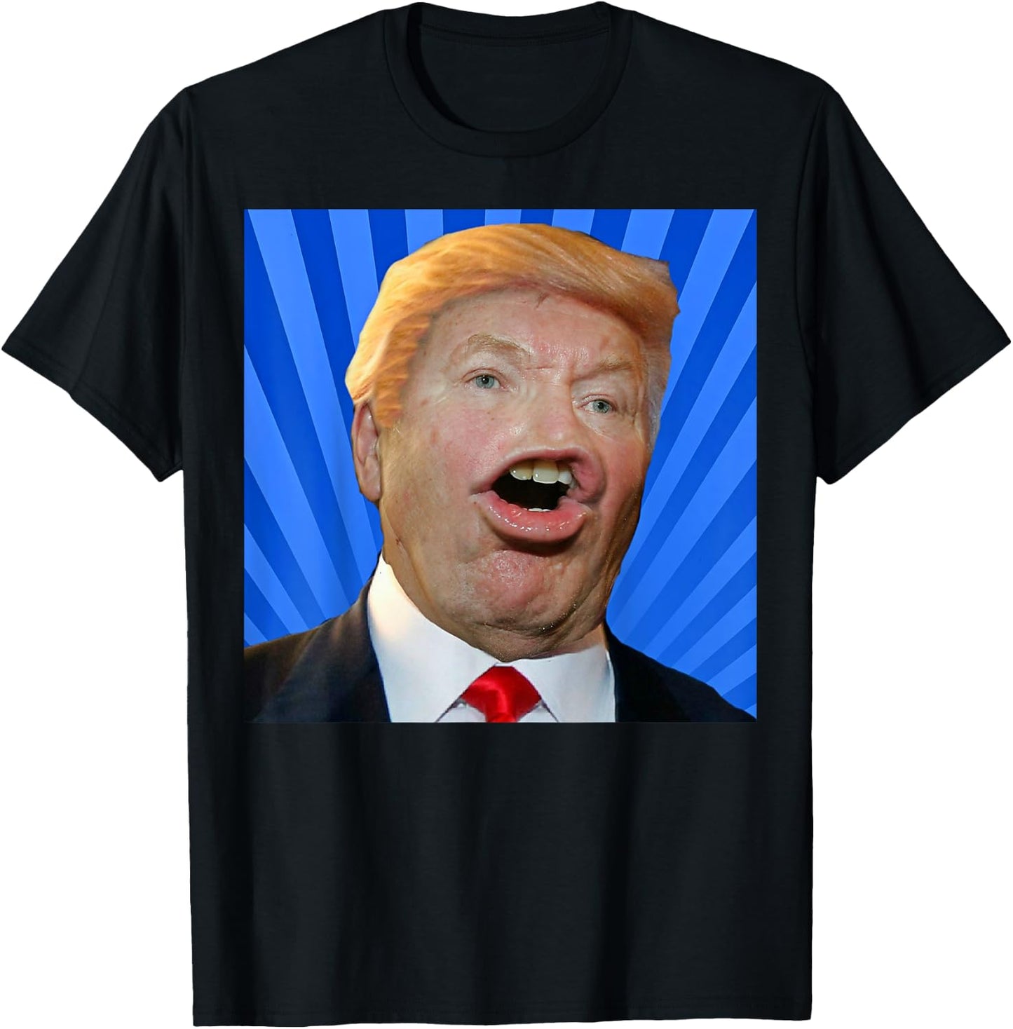 Donald Trump Ugly Face Meme T-Shirt - T-Shirt | Black