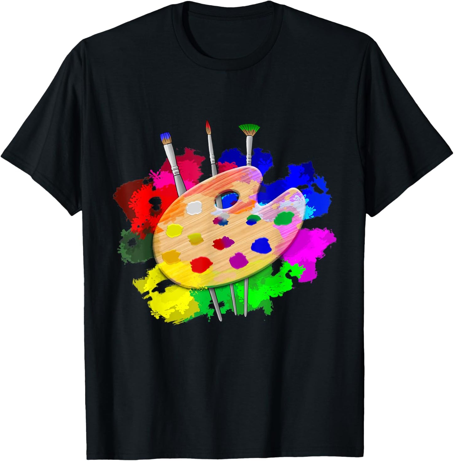 Artist Palette Artist T-Shirt - T-Shirt | Black