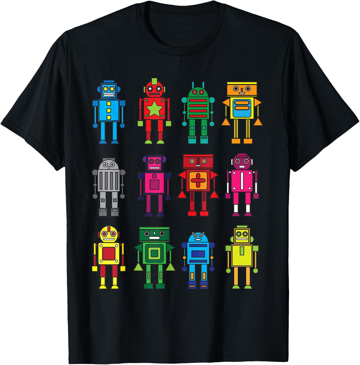 Robot Shirt Funny Robot Technology T-Shirt - T-Shirt | Black