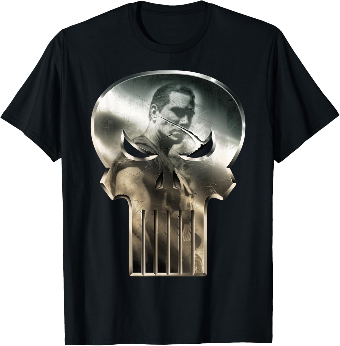 Marvel The Punisher Reflection of Anguish Graphic T-Shirt - T-Shirt | Black