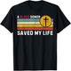 A Blood Donor Saved my live Christian Cross Blood Donor T-Shirt - T-Shirt | Black