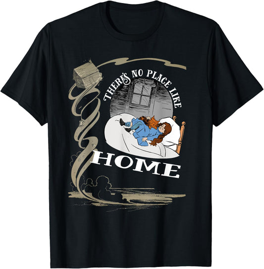 Dorothy Toto Wizard of OZ Shirt-No Place Like Home T-Shirt - T-Shirt | Black