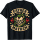 Father of Mayhem Men Dad Funny Father's Day Matching Family T-Shirt - T-Shirt | Black