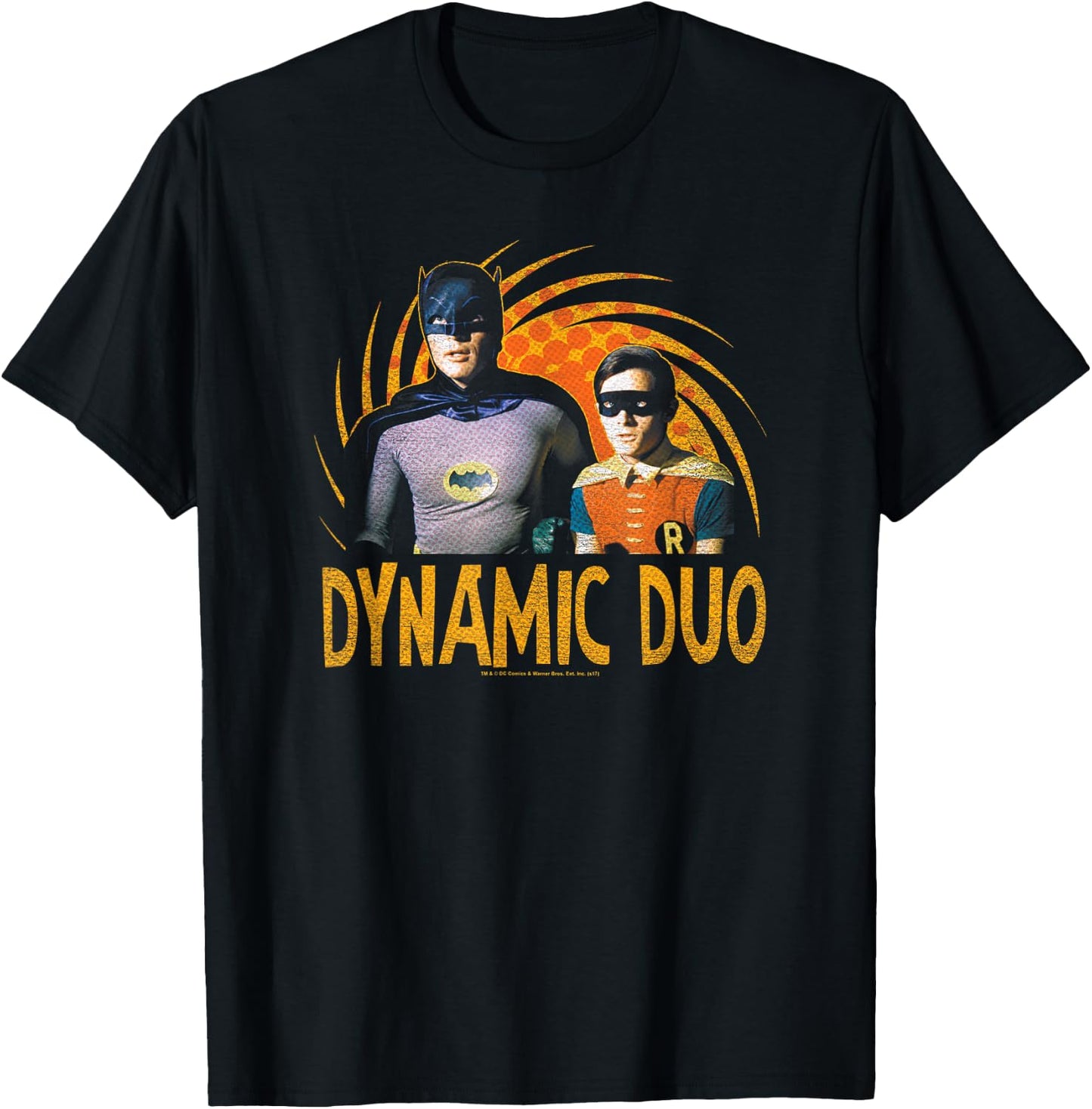 Batman Classic TV Series Dynamic Duo T-Shirt - T-Shirt | Black