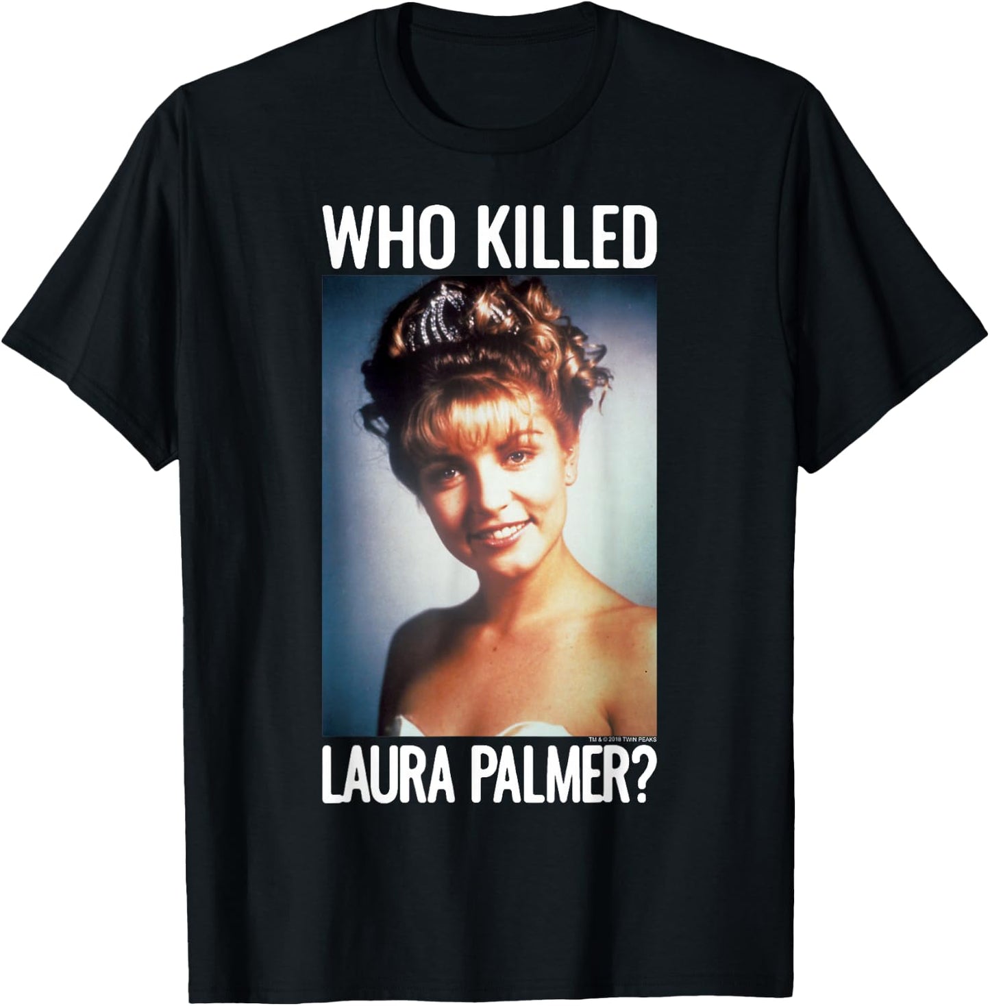 Twin Peaks Who Killed Laura Palmer The Photo Graphic T-Shirt - T-Shirt | Black