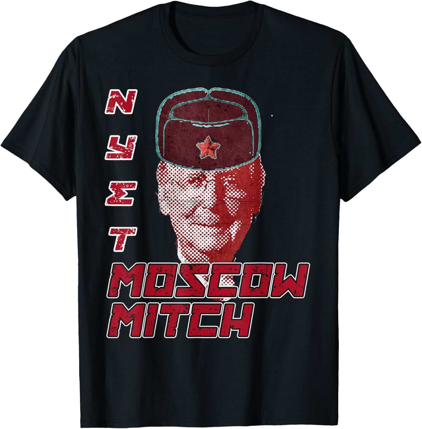 Moscow Mitch McConnell Nyet T-Shirt - T-Shirt | Black
