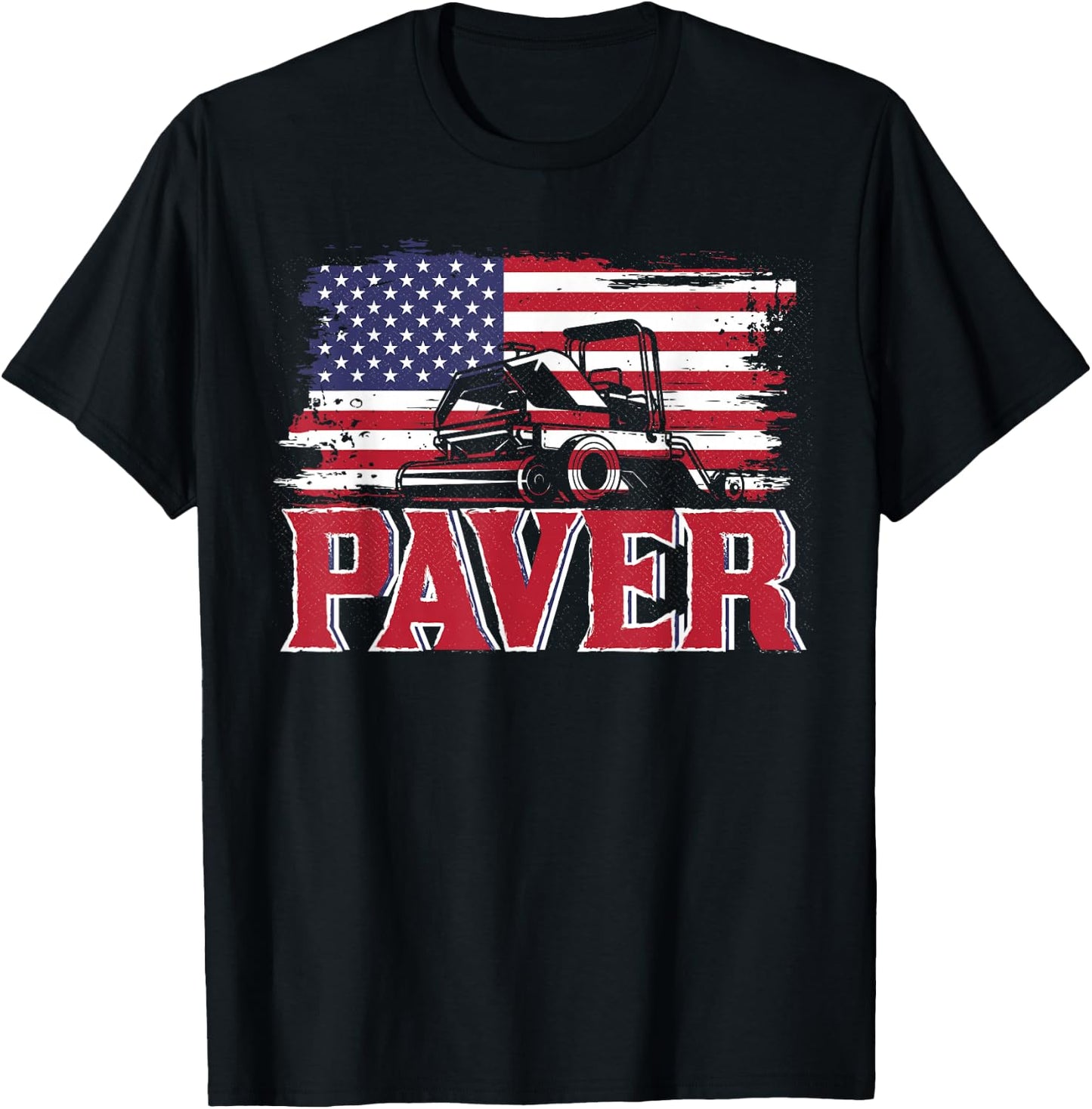 Asphalt and Paving Worker T-Shirt - T-Shirt | Black