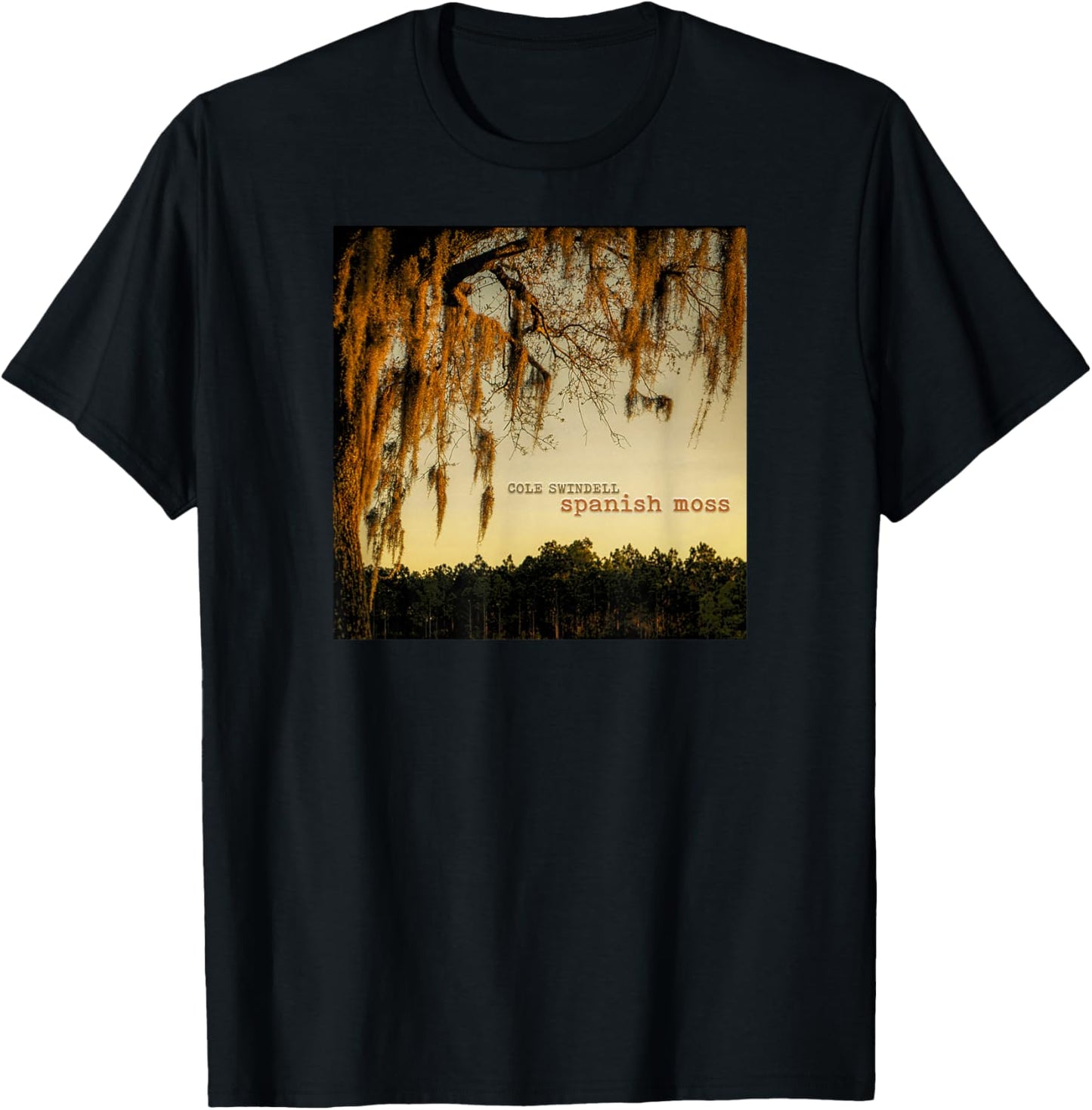Cole Swindell Spanish Moss T-Shirt - T-Shirt | Black