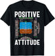 Positive Attitude Funny Flight Instructor Aviation Pilot T-Shirt - T-Shirt | Black