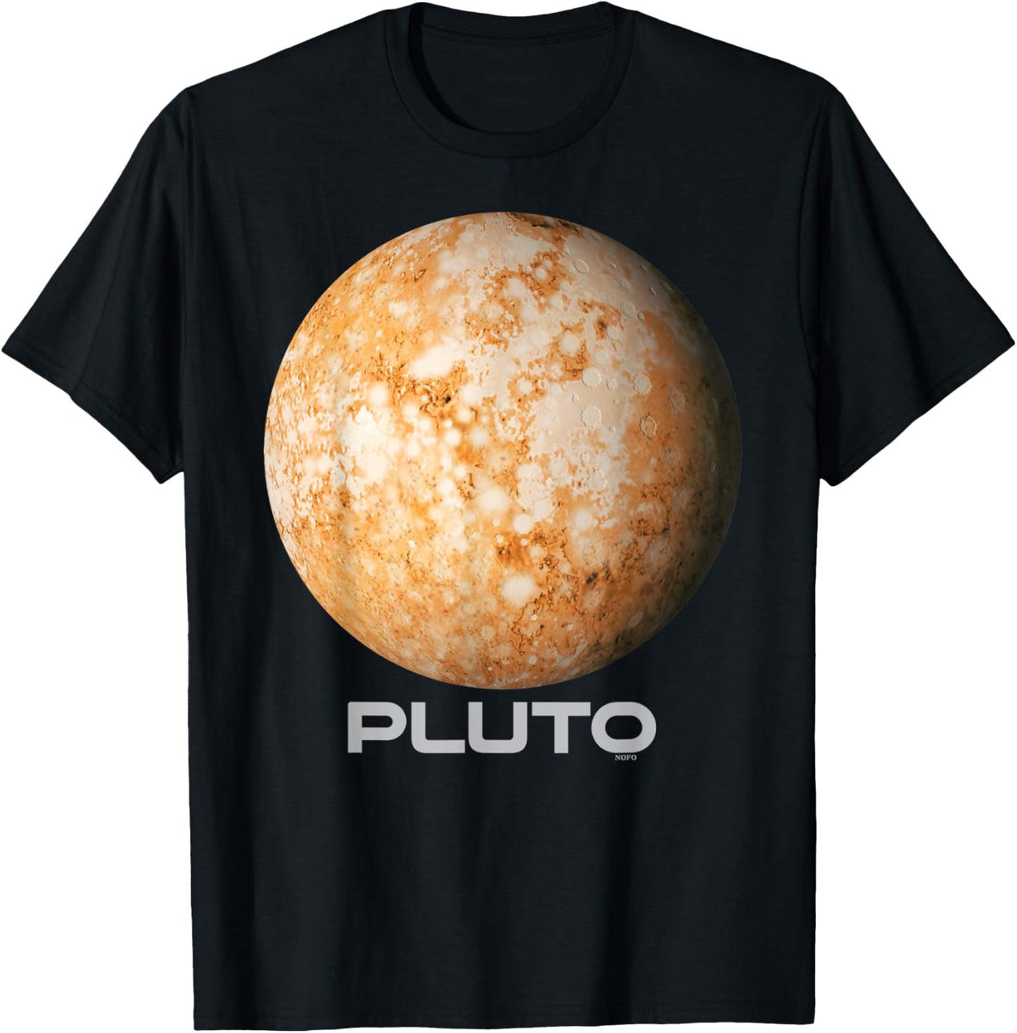 Pluto Shirt, Solar System Planet T-Shirt - T-Shirt | Black