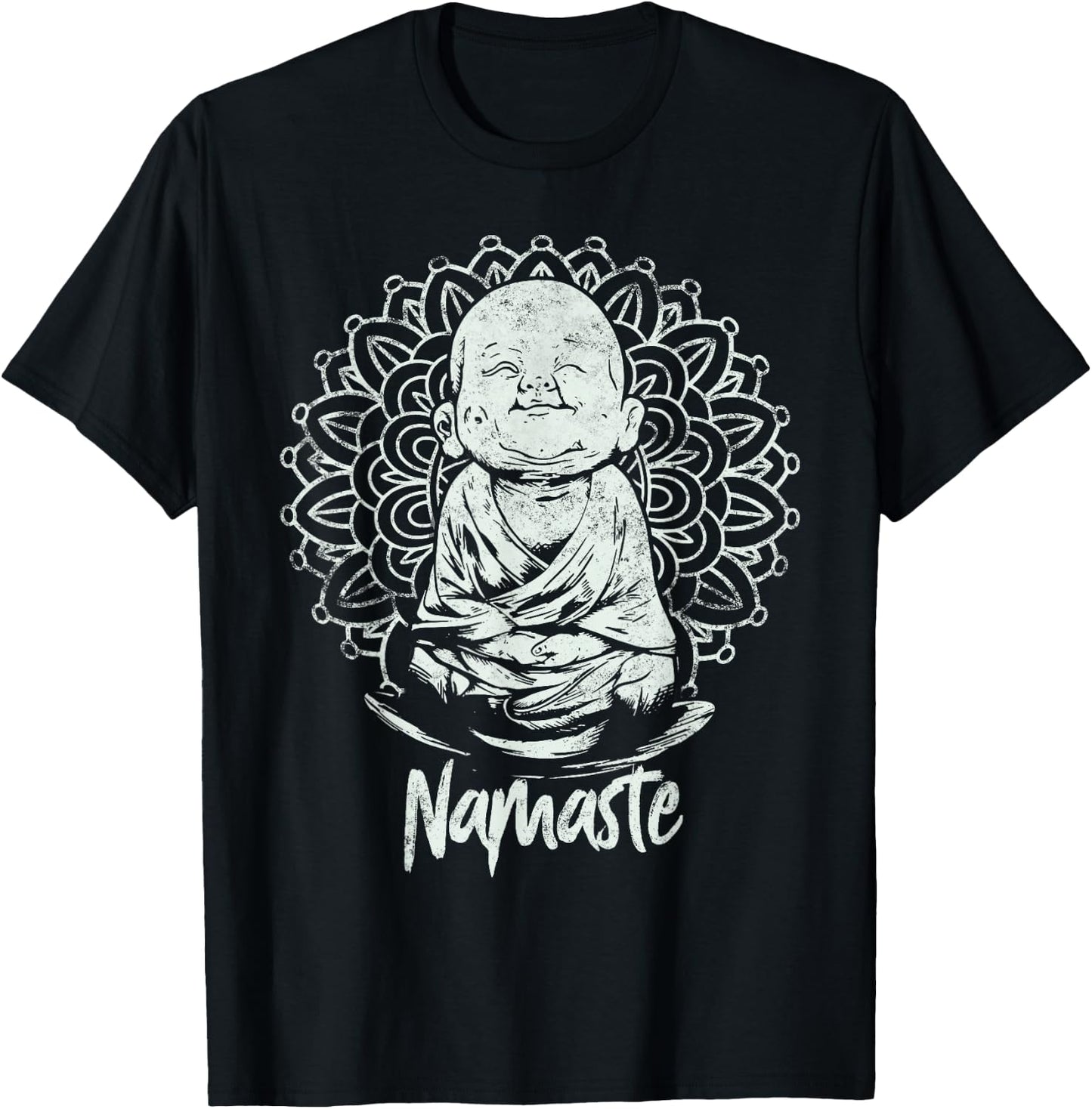 BUDDHA YOGA YOGA namaste Gift & women T-Shirt - T-Shirt | Black