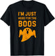 I'm Just Here for the Boos Shirt, Booze Halloween T-Shirt - T-Shirt | Black