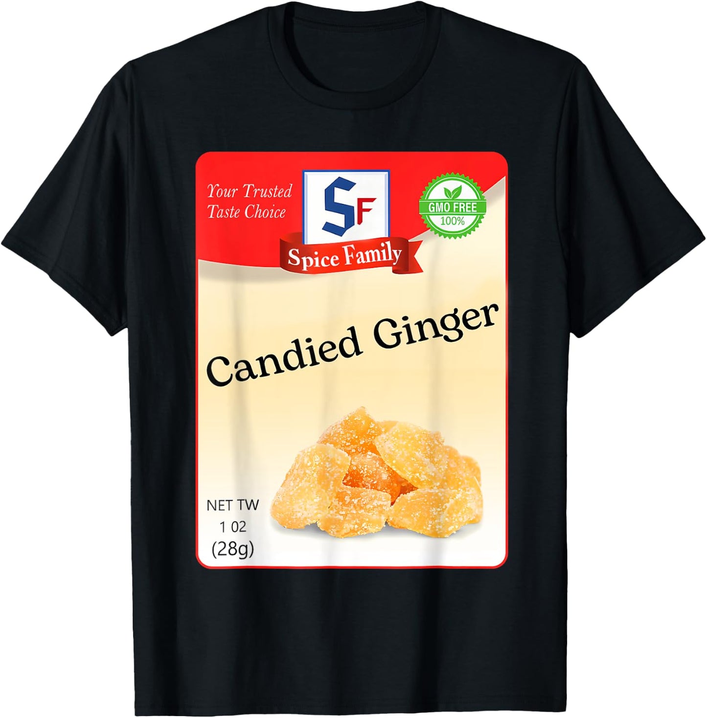 Candied Ginger Condiment Holiday Spice Group Costumes T-Shirt - T-Shirt | Black