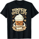 Pumpkin Spice Life Latte Fall Season Fun Coffee Lover T-Shirt - T-Shirt | Black