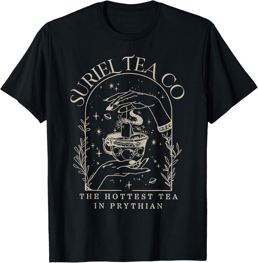 Suriel Tea Co Company The Hottest Tea in Prythian. T-Shirt - T-Shirt | Black