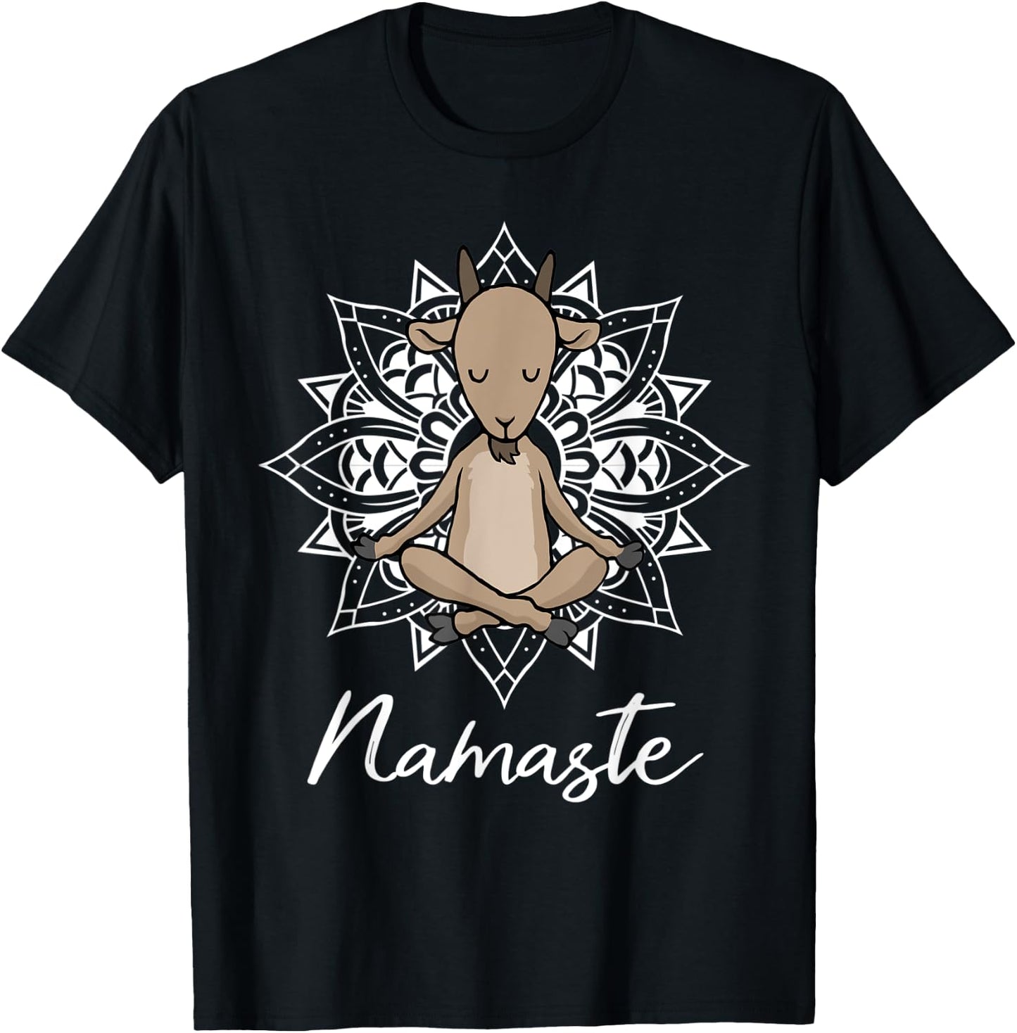 Goat Yoga for a Yoga Workout Fan T-Shirt - T-Shirt | Black