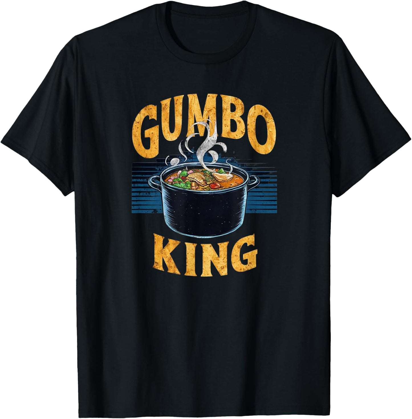 Gumbo King T-Shirt - T-Shirt | Black