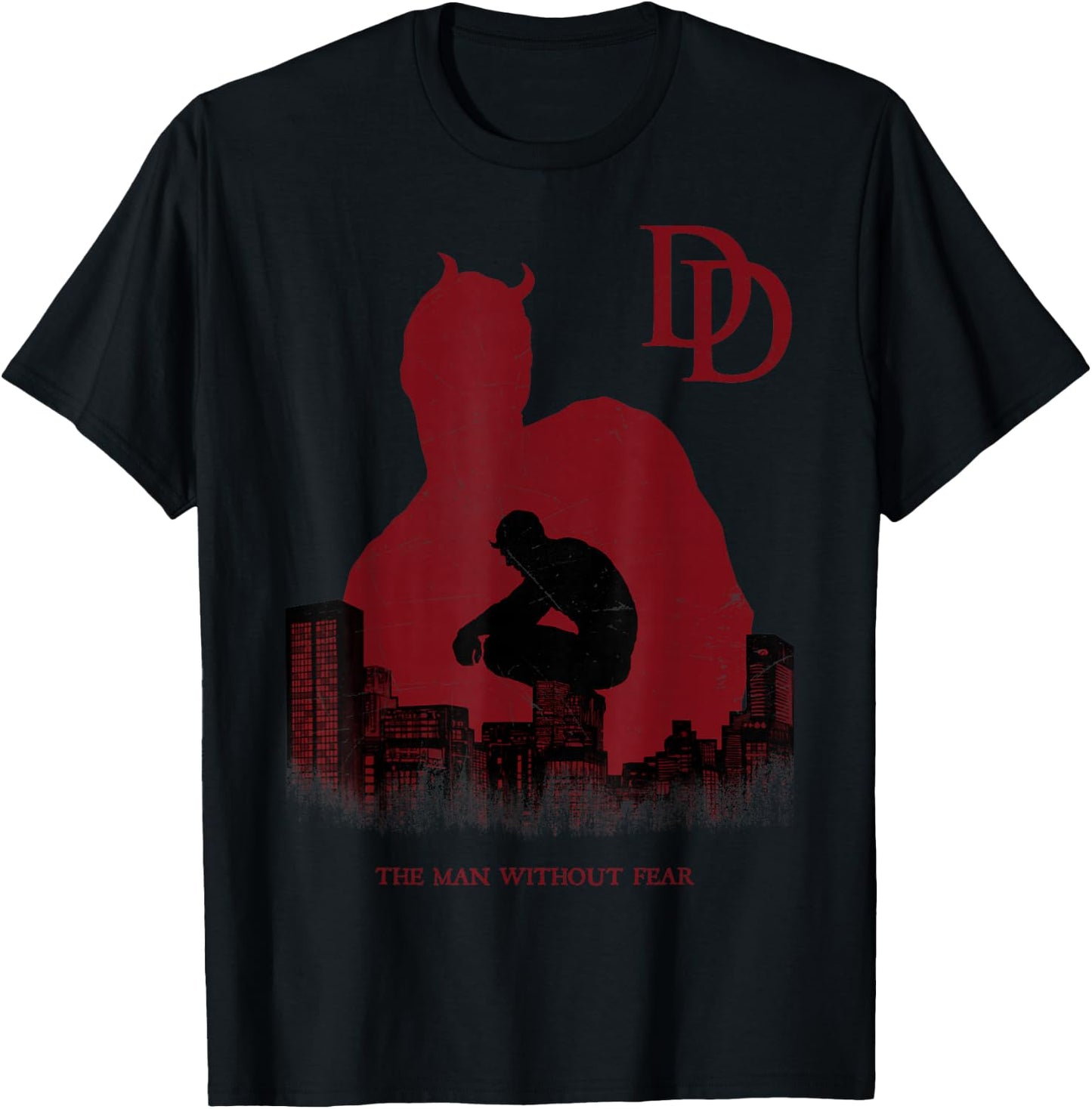 Marvel Daredevil A Man Without Fear is Broken Within Small T-Shirt - T-Shirt | Black