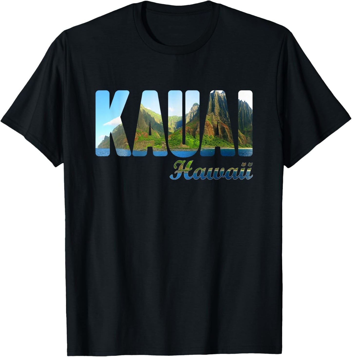 Retro Kauai Hawaii – Vintage Island Summer Souvenir T-Shirt - T-Shirt | Black