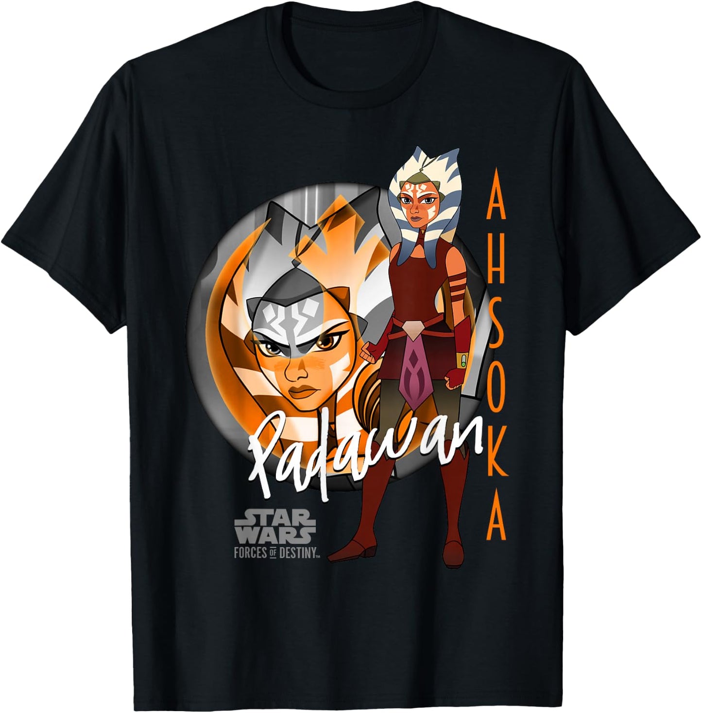 Star Wars Forces of Destiny Ahsoka Padawan Graphic T-Shirt - T-Shirt | Black