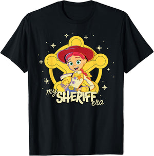 Disney and Pixar's Toy Story 5 Jessie in My Sheriff Era T-Shirt - T-Shirt | Black