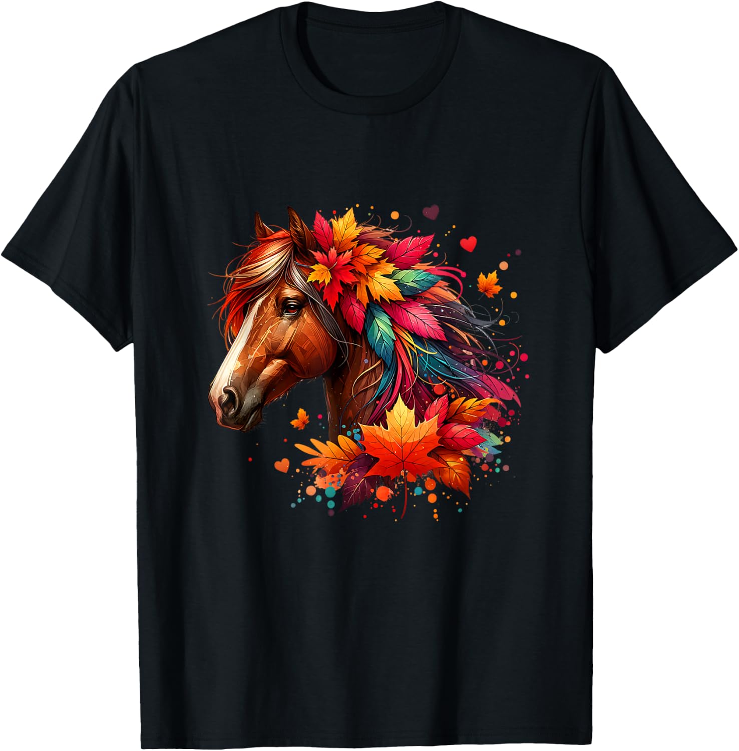 Horse Girl Teens Women Horses Lover Riding Horse T-Shirt - T-Shirt | Black