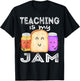 TEACHING IS MY JAM, I Love Teaching Shirt for Teachers Gift Women Girls Kids T-Shirt - T-Shirt | Black