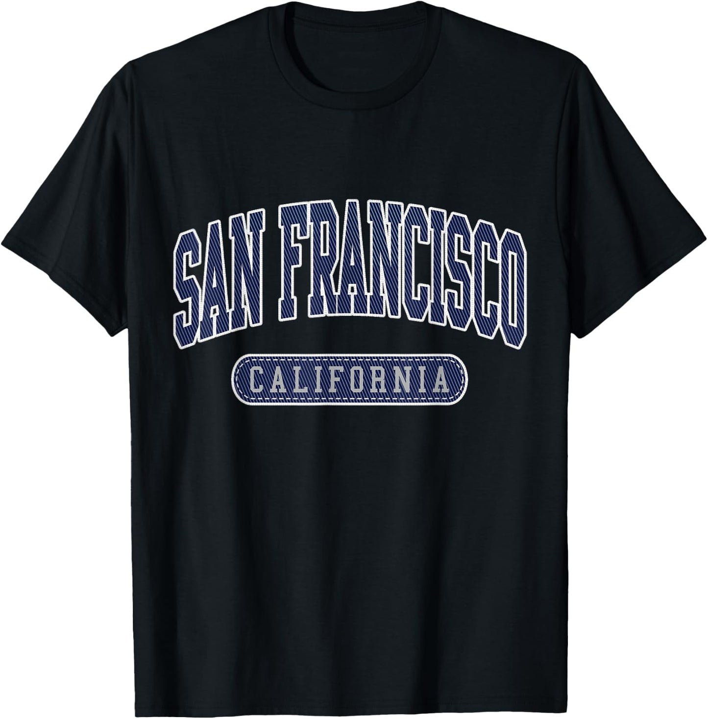 San Francisco California State Cali Life Shirt T-Shirt - T-Shirt | Black