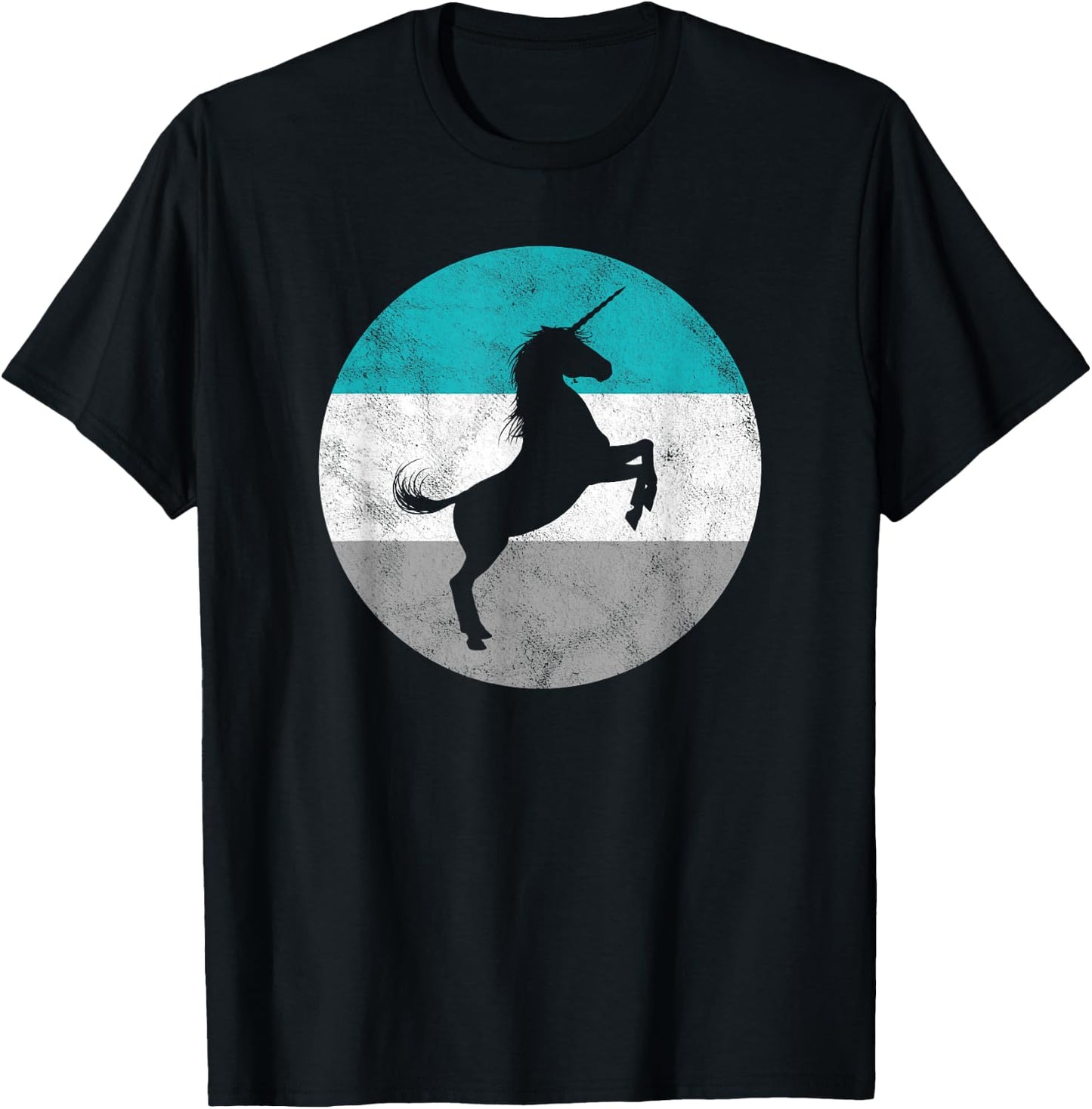 Unicorn Gift Shirt Women Boys & Girls T-Shirt - T-Shirt | Black