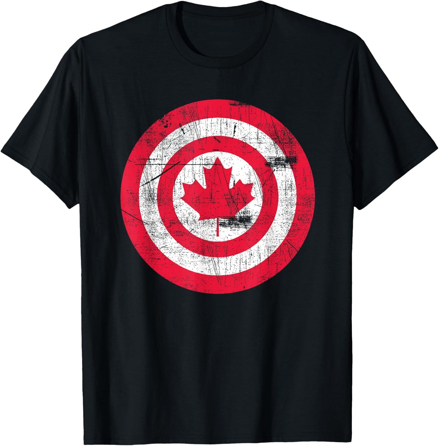 Captain Canada Pride T-Shirt - T-Shirt | Black