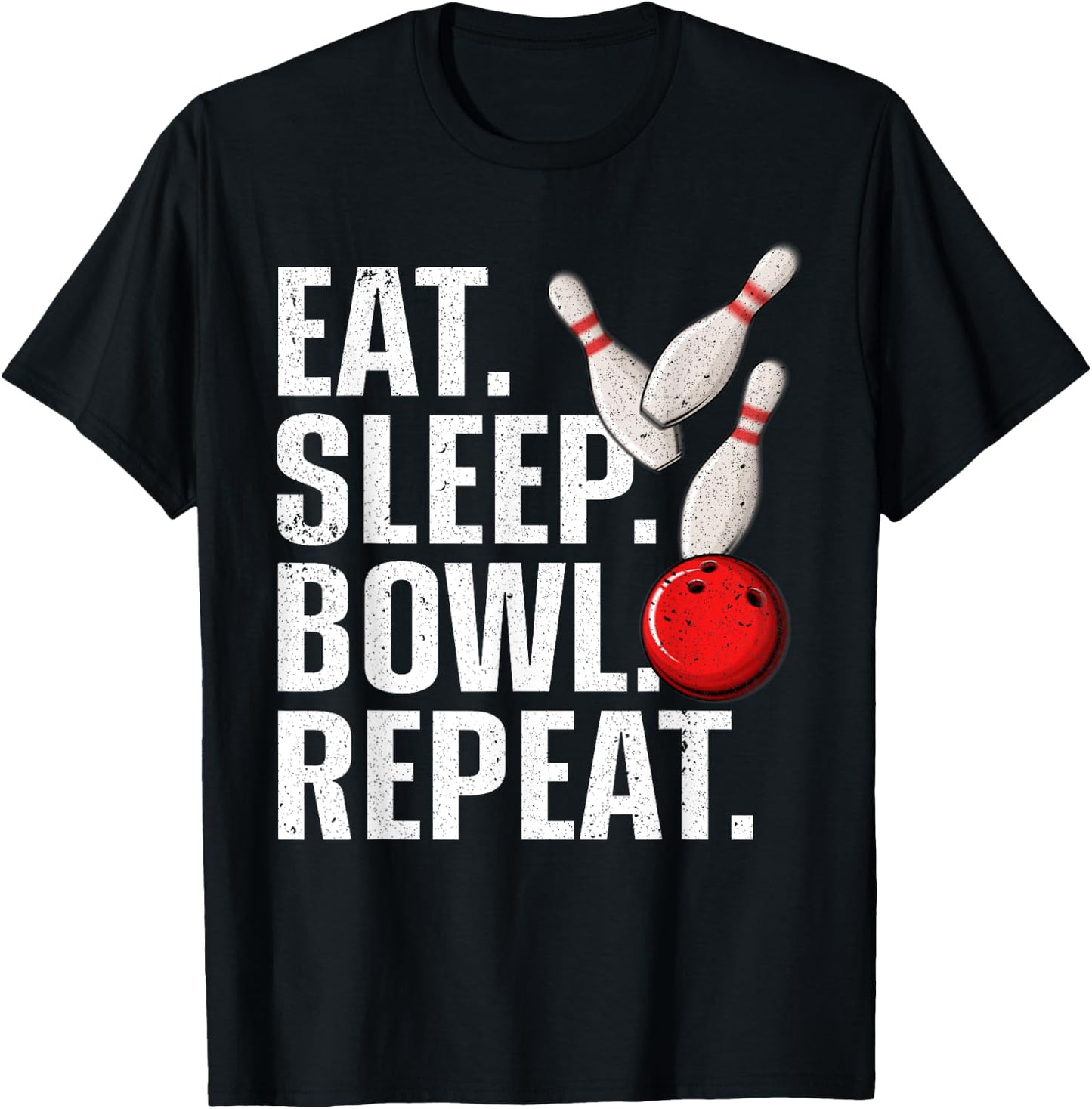 Cool Bowling Novelty Women Bowling Team Gag Bowler T-Shirt - T-Shirt | Black