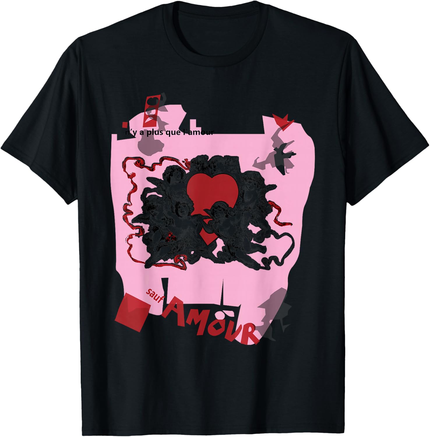 Beat It Retro 80s Pop Culture Sauf Amour T-Shirt - T-Shirt | Black