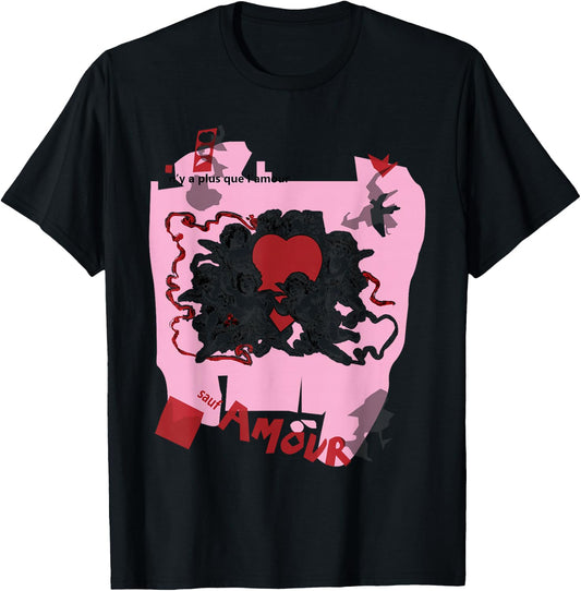 Beat It Retro 80s Pop Culture Sauf Amour T-Shirt - T-Shirt | Black