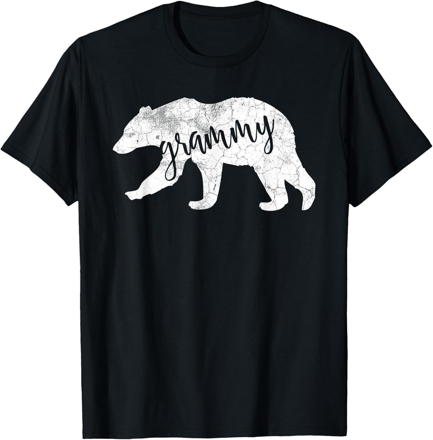 Cute Grammy Bear Shirt Grandmother Shirt T-Shirt - T-Shirt | Black