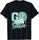 GO Cheer Sister Sport Cheerleader Cheerleading Teal Blue T-Shirt - T-Shirt | Black