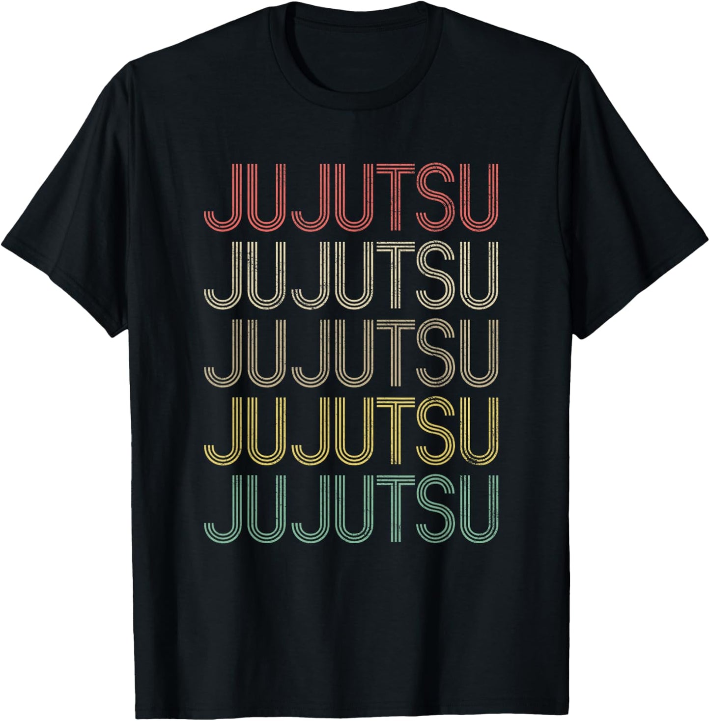 Retro Style Jujutsu T-Shirt - T-Shirt | Black