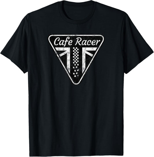 Motorcycle Motorsport Cafe Racer T-Shirt - T-Shirt | Black