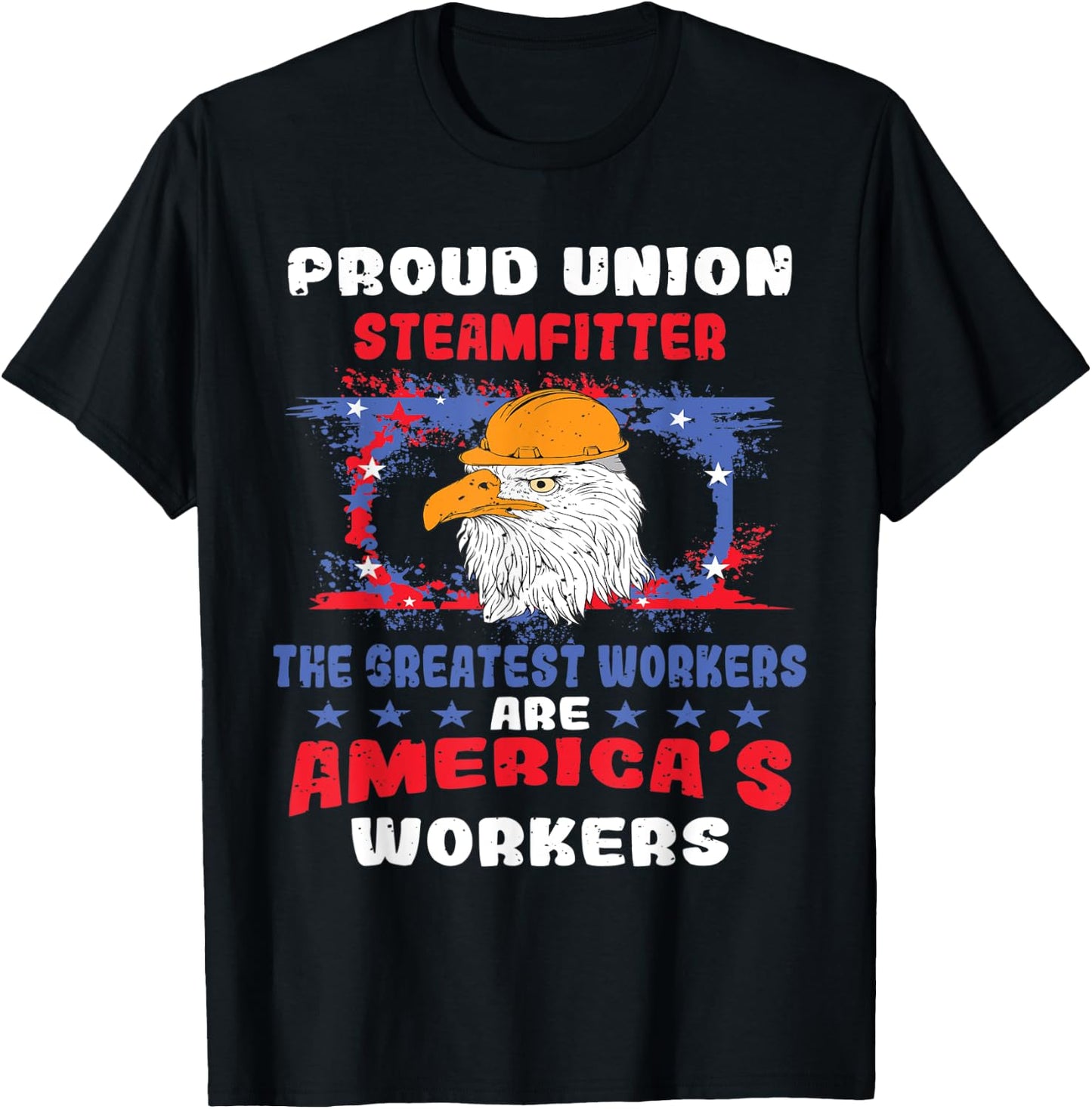 Union Steamfitter For Patriotic Workers Men T-Shirt - T-Shirt | Black