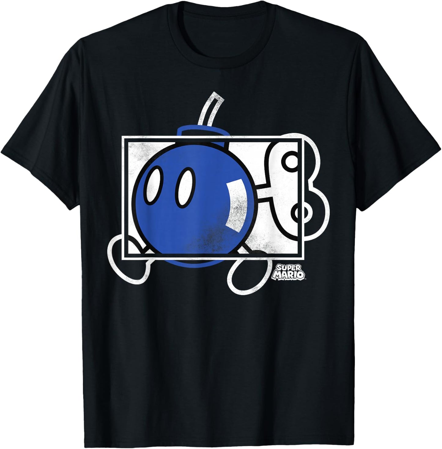 Nintendo Super Mario Bob-Omb X-Ray Graphic T-Shirt - T-Shirt | Black