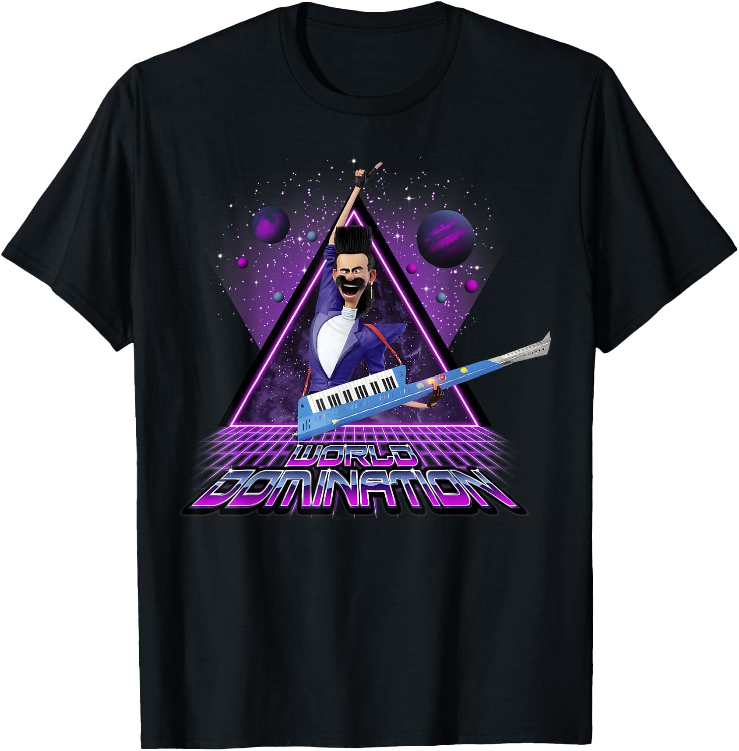 Despicable Me Bratt World Domination Graphic T-Shirt - T-Shirt | Black